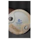 Royal Copenhagen Denmark Full Lace Cigar Cup or Vase, Delft Blue Ornaments (2) Hummel