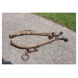 Antique horse Hames, Reins and Rope (2 sets)w/ Storage Tote