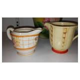 Vintage Hand Painted Vase and Japan Serving Ware (2).