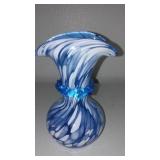 Blue and White Blown Glass décor (2)