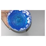 Blue and White Blown Glass décor (2)