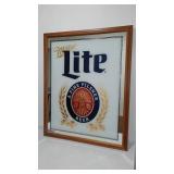 Miller Lite Reflective Plague.