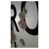 Road Closed Metal Sign.