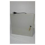 Onn DVD Player and Security Multi outlet 12 VDC power Supply.