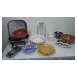 Vintage Texas Ware, Fiesta Ware, GE AM/FM Clock And More.