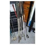 Obrien Wet Suit (XL), Wood Shaft Golf Clubs, Hydrofoil Replacement Seat and More.