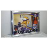 Go Vikings Miller Lite Reflective Wall Décor.