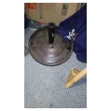 Coors, Michelob, Bud and More Outdoor Umbrella Poles and Covers (8+), Base (1).