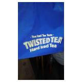 Coors, Michelob, Bud and More Outdoor Umbrella Poles and Covers (8+), Base (1).