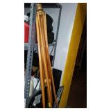 Coors, Michelob, Bud and More Outdoor Umbrella Poles and Covers (8+), Base (1).