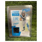 2020 Prestige Christian McCaffrey League Leaders Jersey Relic *Game Used*