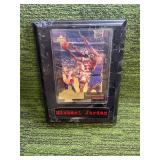 Michael Jordan Plaque w/ Upper Deck Jumbo Card