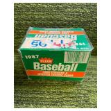1987 Fleer Baseball Update Logo Stickers & Cards Sealed Box
