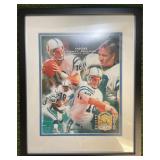 1998 Peyton Manning Framed Numbered Artwork #891