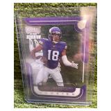 2020 Panini Chronicles Playoffs Justin Jefferson Acetate Rookie Card