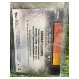 2017 Topps Andrew McCutchen MVP Commemorative Relic Card