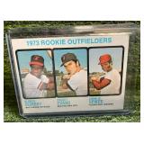 1973 Topps Rookie Ourfielders Dwight Evens RC