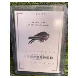 2016 Preferred Football Booklet Cardale Jones and Jonathan Williams Dual Relic /199