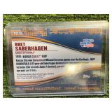 2014 Topps Bret Saberhagen 1985 World Series Commemorative Patch