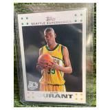2007 Topps Kevin Durant White Border Rookie
