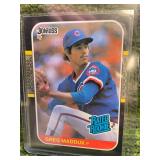 1987 Donruss Greg Maddux Rated Rookie