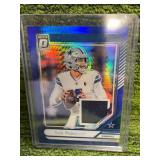 2024 Panini Optic Blue Hyper Dak Prescott Threads Jersey Relic