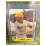 1986 Fleer Update Barry Bonds Rookie