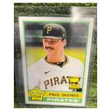 2025 Topps Heritage Paul Skenes NL All-Star Insert