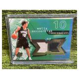 2004 Upper Deck SPX Winning Materials Dual Jersey Relic Wally Szczerbiak