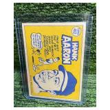 1970 Topps All Star Hank Aaron Card