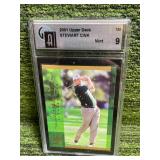 2001 Upper Deck Stewart Cink Graded 9.5