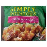 E - Lot of 3 Simply Potatoes Diced Potatoes 20oz Each