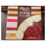 G - 3 Cheesecake Factory Strawberry Topped Cheesecake Wedges