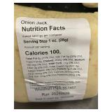 F2 - 2 Blocks of Onion Jack Cheese, Total Weight 2.20 lbs, Best By 05/29/26