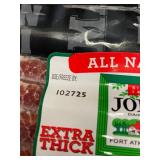 I - 2 Packs Jones Dairy Farm Extra Thick No Sugar Uncured Bacon 12 oz Each
