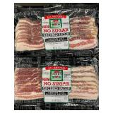 I - 2 Packs Jones Dairy Farm Extra Thick No Sugar Uncured Bacon 12 oz Each