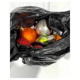 Large Bag of Oversized Christmas Ornaments