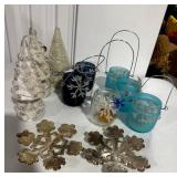 Winter Wonderland Décor Lot – Candleholders, Trees & Snowflakes