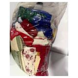 Bag of Assorted Christmas Linens – Red, Green, and Holiday Prints