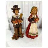 Harvest Pilgrim Figurines