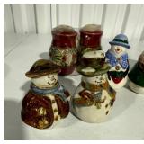 Assorted Holiday Salt & Pepper Shakers