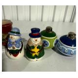 Assorted Holiday Salt & Pepper Shakers