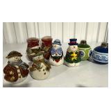 Assorted Holiday Salt & Pepper Shakers