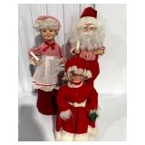 Vintage Santa & Mrs. Claus Figurines