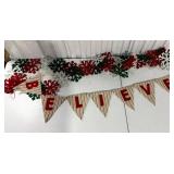 Snowflake & “Believe” Garland Set