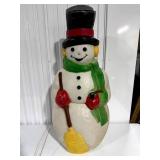 Vintage Snowman Blow Mold
