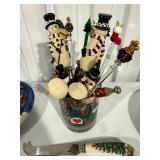 Snowman Holiday Dishware & Utensil Collection