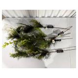 Set of Lighted Christmas Greenery Picks