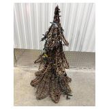 Rustic Grapevine Light-Up Christmas Tree
