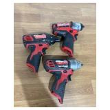 Lot of Milwaukee M12 Tools